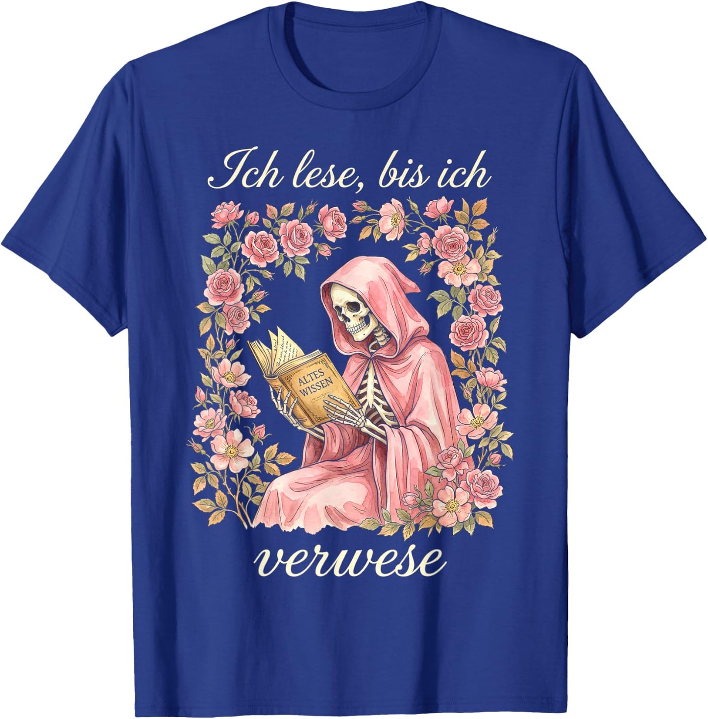 Ich lese bis ich verwese Bücherwurm Lesen T-Shirt - T-Shirt | Royal