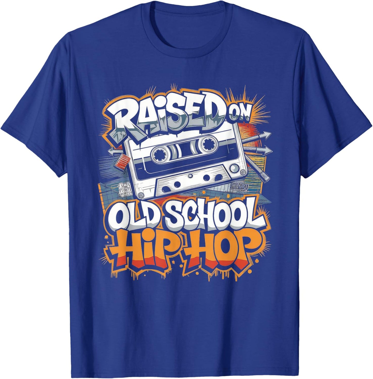 Hip Hop Gift Boys Freestyle Graffiti Music T-Shirt - T-Shirt | Royal