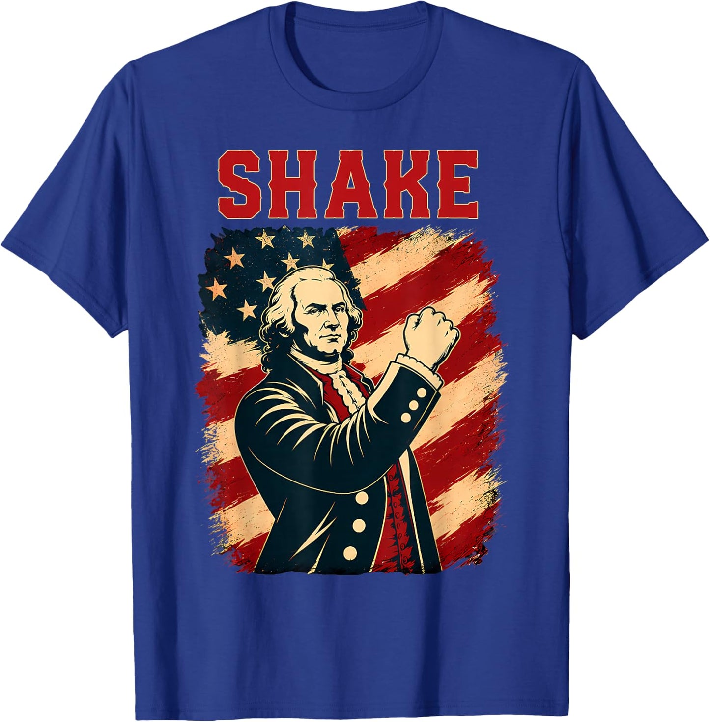 Funny Shake and Bake 4th of July Couple Matching T-Shirt - T-Shirt | Royal