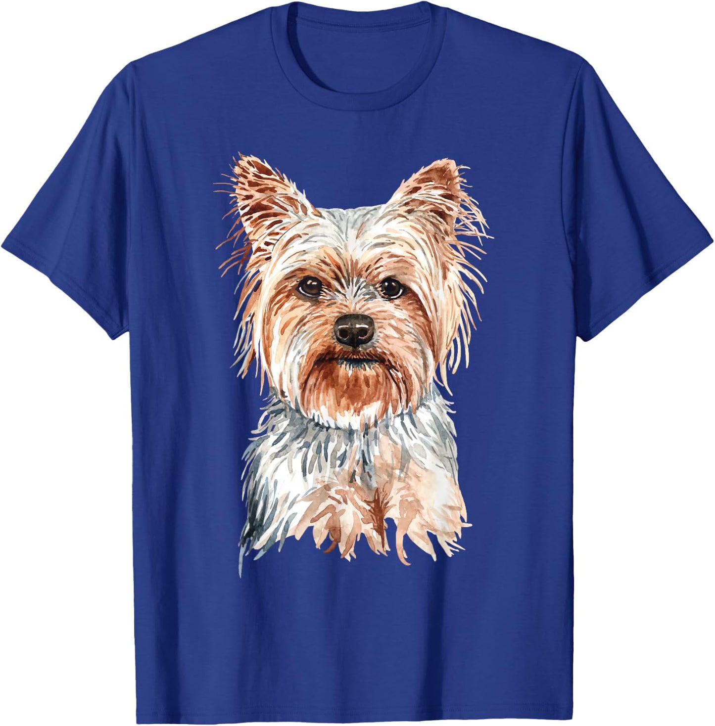 Watercolour Yorkshire Terrier Yorkie T-Shirt - T-Shirt | Royal