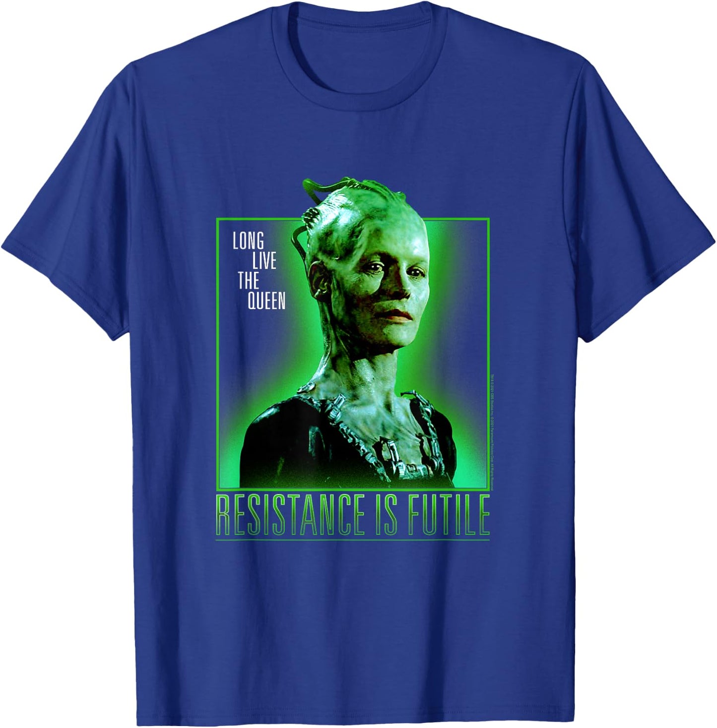 Star Trek: First Contact Day Long Live The Queen Borg T-Shirt - T-Shirt | Royal