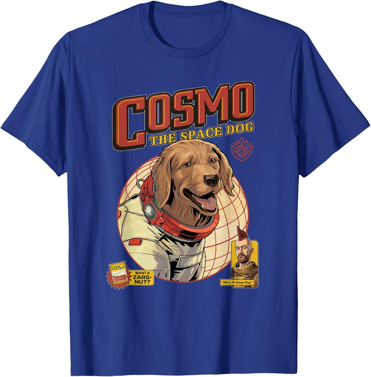 Marvel Guardians of the Galaxy Volume 3 Cosmo the Space Dog , black T-Shirt - T-Shirt | Royal