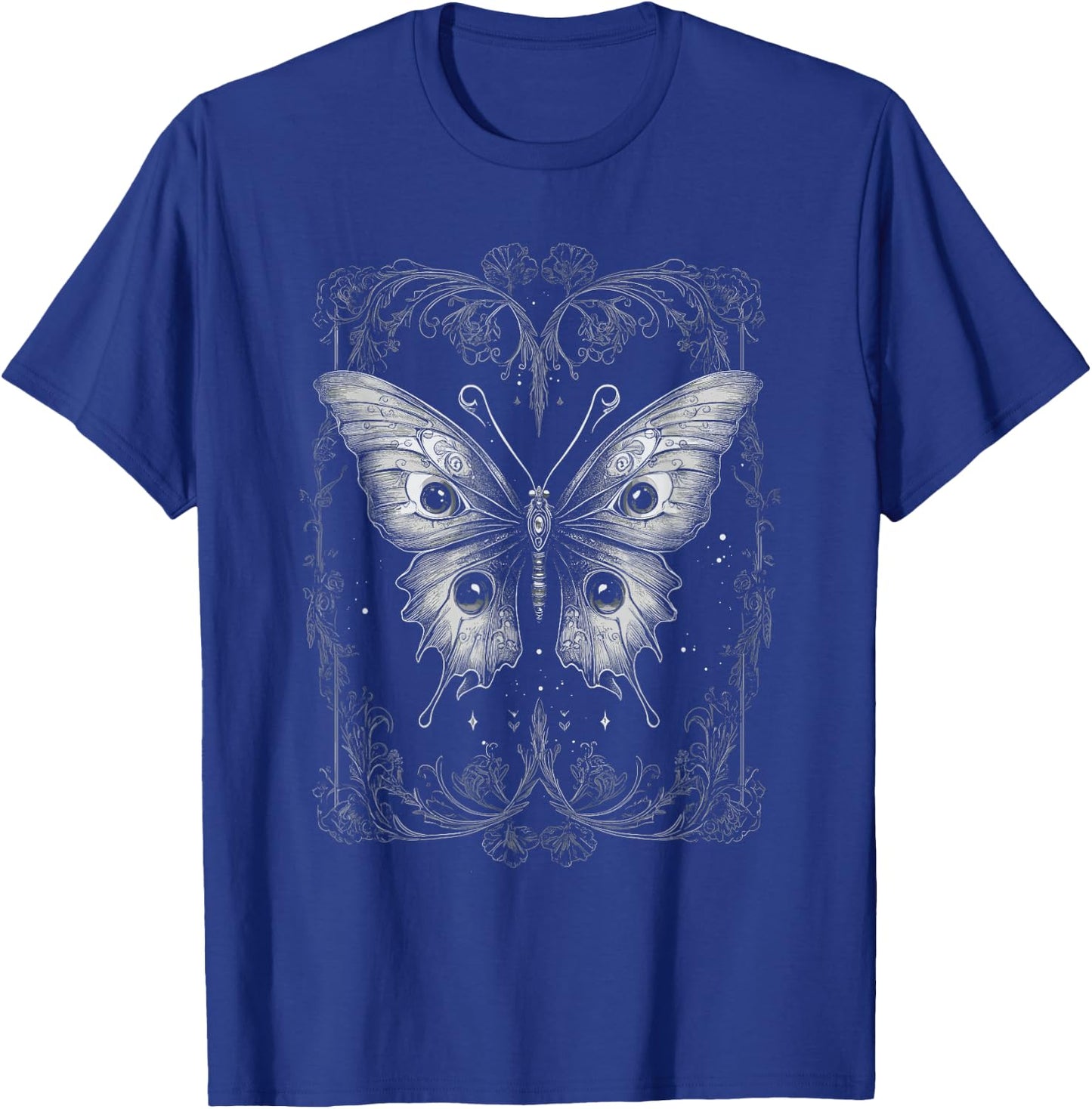 Butterfly with Eyes - Gothic Butterfly T-Shirt - T-Shirt | Royal