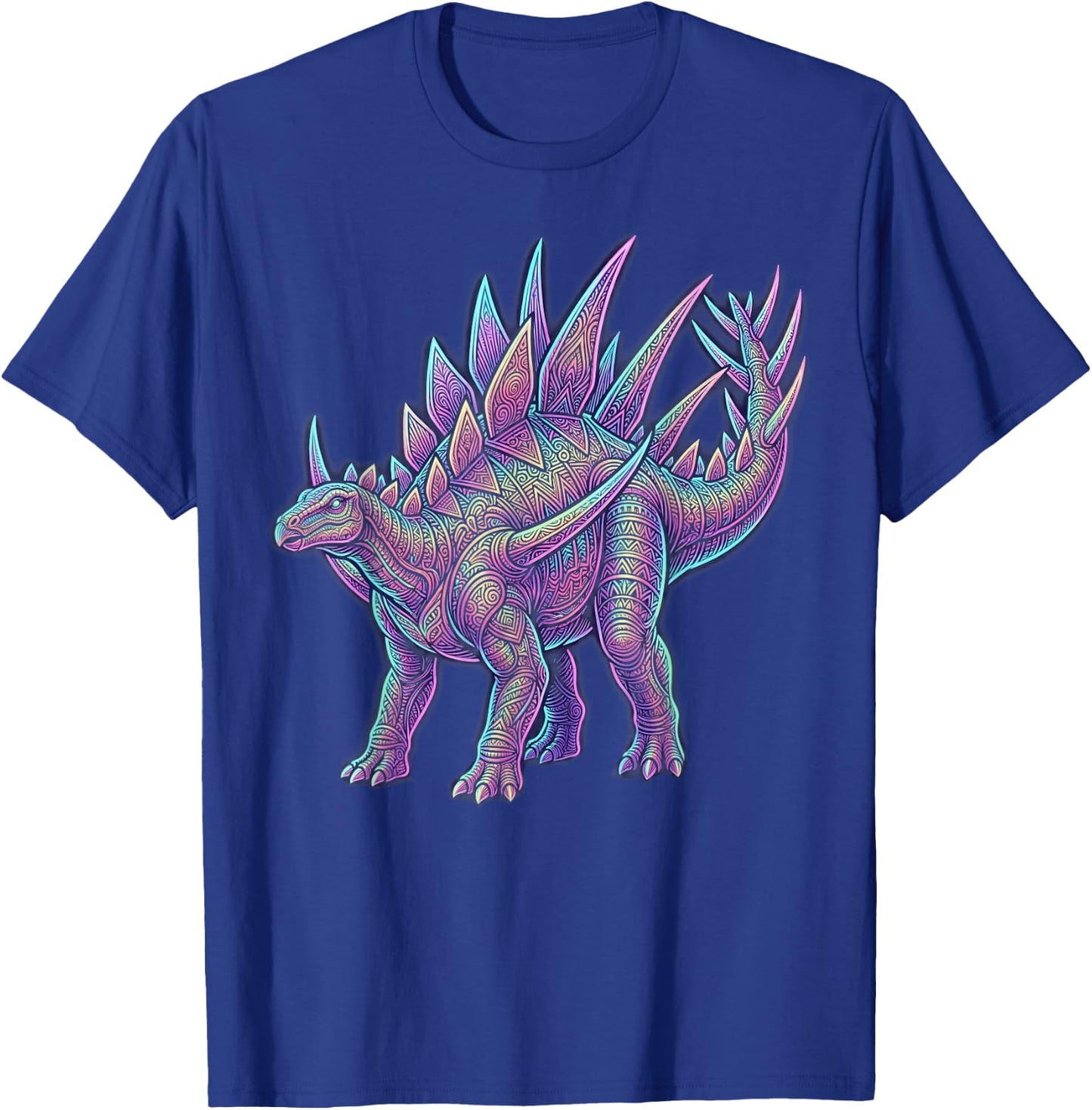 Kentrosaurus Spiked Dinosaur Late Jurassic Herbivore T-Shirt - T-Shirt | Royal