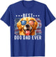 Golden Retriever Best Dog Dad Ever Fathers Day American Flag Women Kids T-Shirt - T-Shirt | Royal