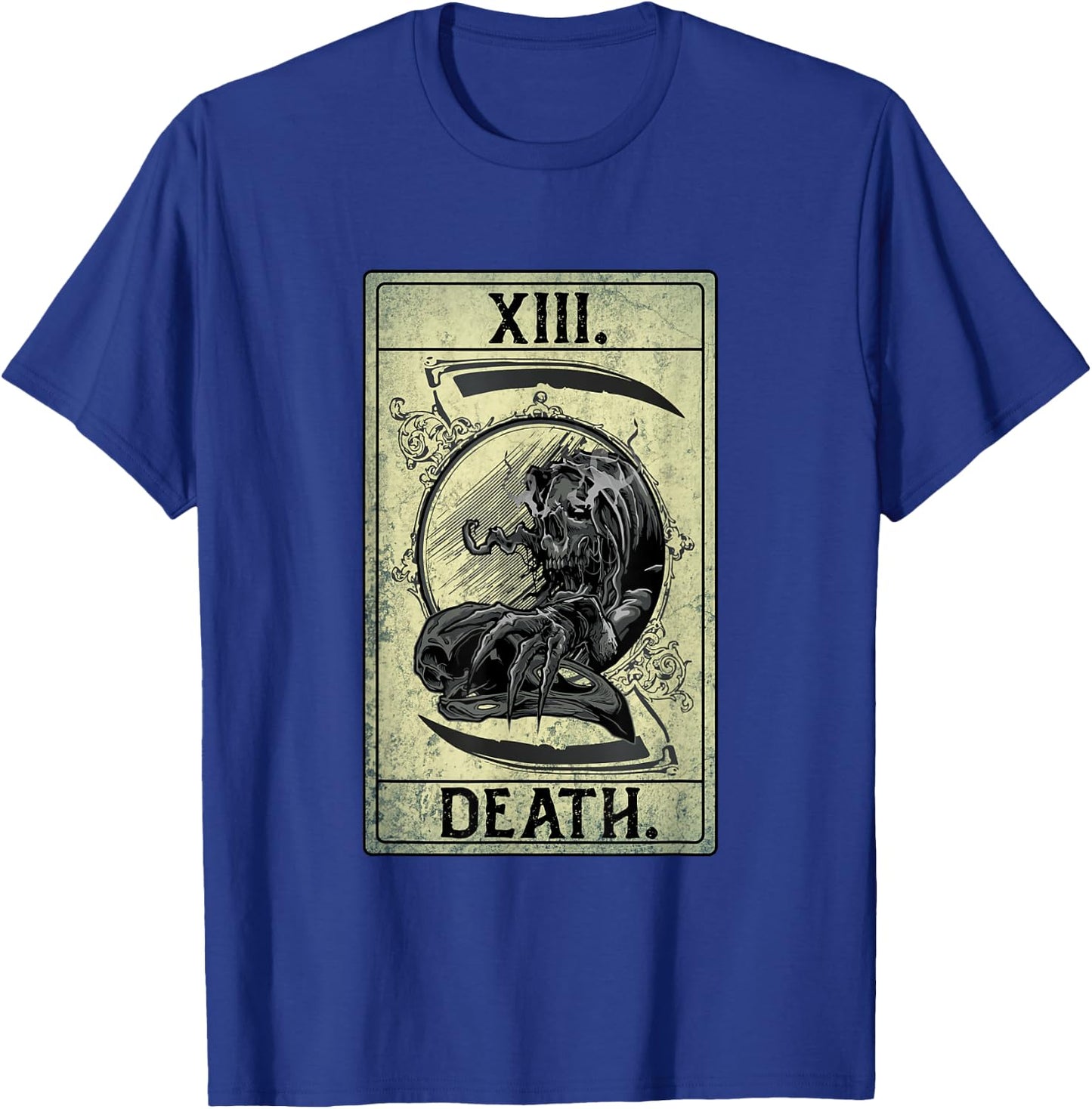 Death Tarot Card Xiii Shirt Psycho Occult T-Shirt - T-Shirt | Royal