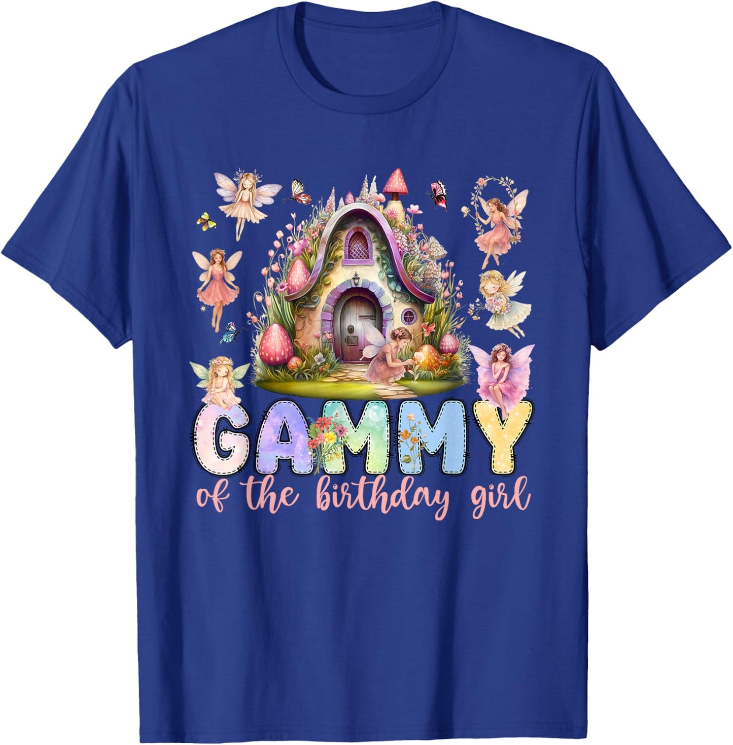 Gammy of The Birthday Fairy Little Girl Magical Family T-Shirt - T-Shirt | Royal