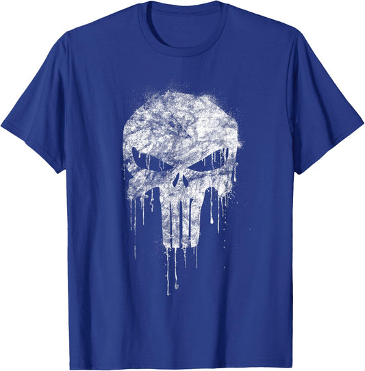 Marvel The Punisher White , black T-Shirt - T-Shirt | Royal
