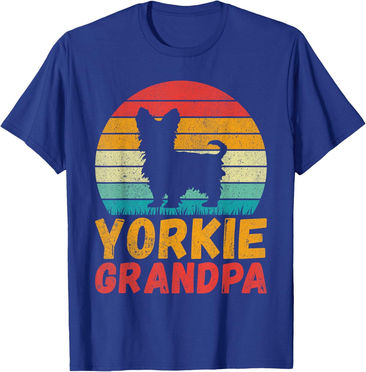 Yorkie Grandpa T-Shirt - T-Shirt | Royal