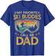 Skiing - My Favorite Ski Buddies Call Me Dad T-Shirt - T-Shirt | Royal