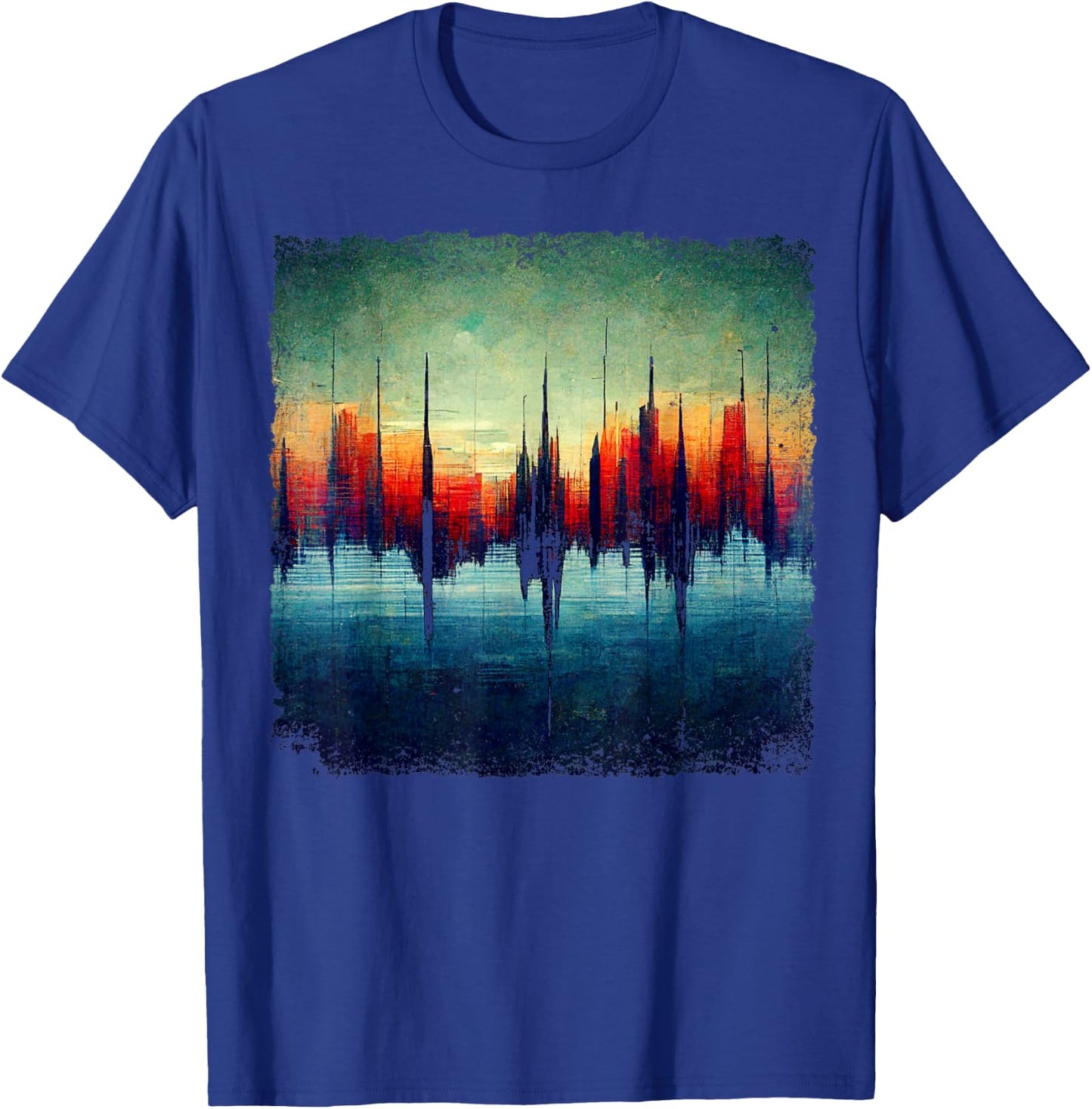 Soundwave Shirt Recording Studio Producer Sound Engineer T-Shirt - T-Shirt | Royal