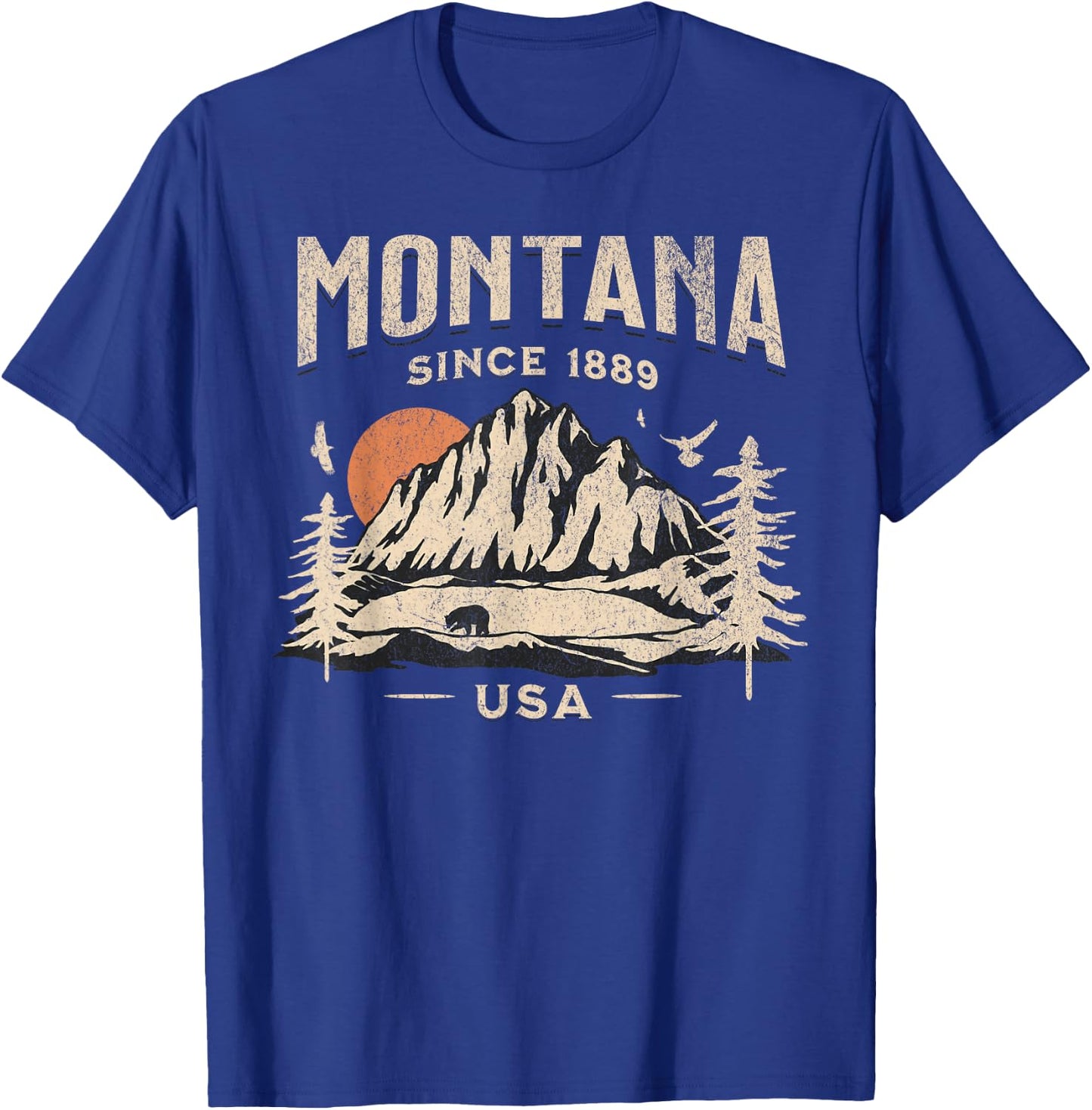 Montana T-Shirt - T-Shirt | Royal