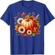 Pumpkin Garphic Fall Autumn Thanksgiving Vintage Pumpkin T-Shirt - T-Shirt | Royal