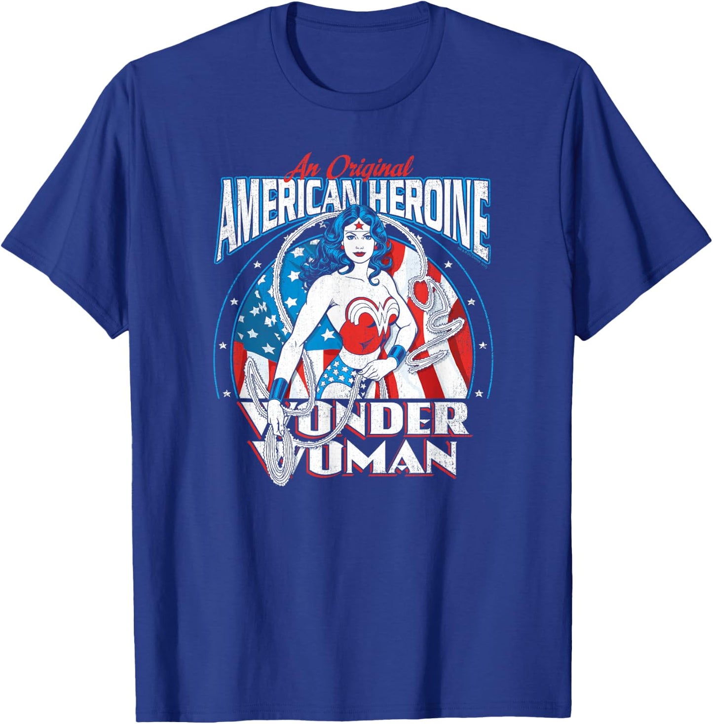 Wonder Woman American Heroine T-Shirt - T-Shirt | Royal
