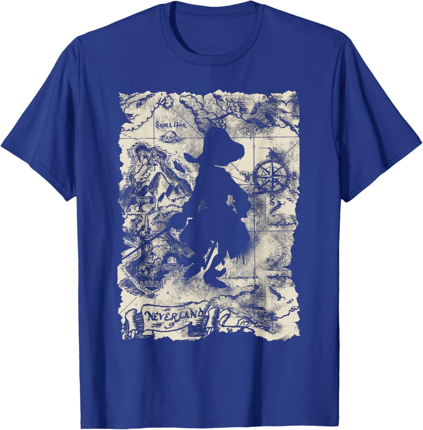 Disney - Captain Hook Map T-Shirt - T-Shirt | Royal