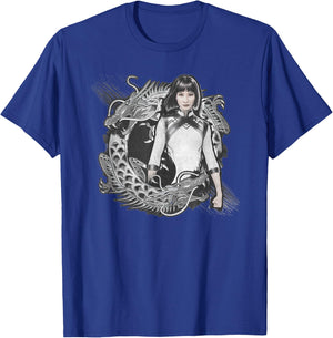 Marvel Shang-Chi Xialing Dragon Black T-Shirt - T-Shirt | Royal