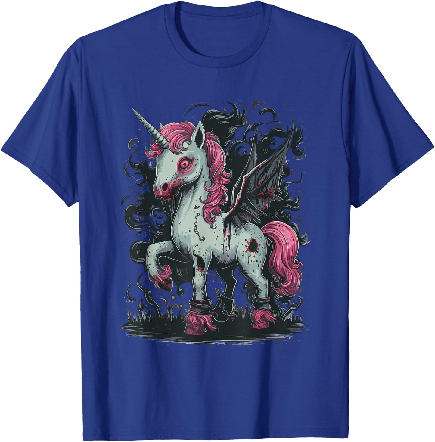 Unicorn Zombie T-Shirt - T-Shirt | Royal