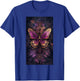 Floral Patterns Butterfly art Purple butterfly T-Shirt - T-Shirt | Royal