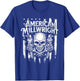 American Millwright - Patriotic USA Flag Machinist Engineer T-Shirt - T-Shirt | Royal