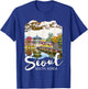Seoul Souvenir / Seoul South Korea , black T-Shirt - T-Shirt | Royal