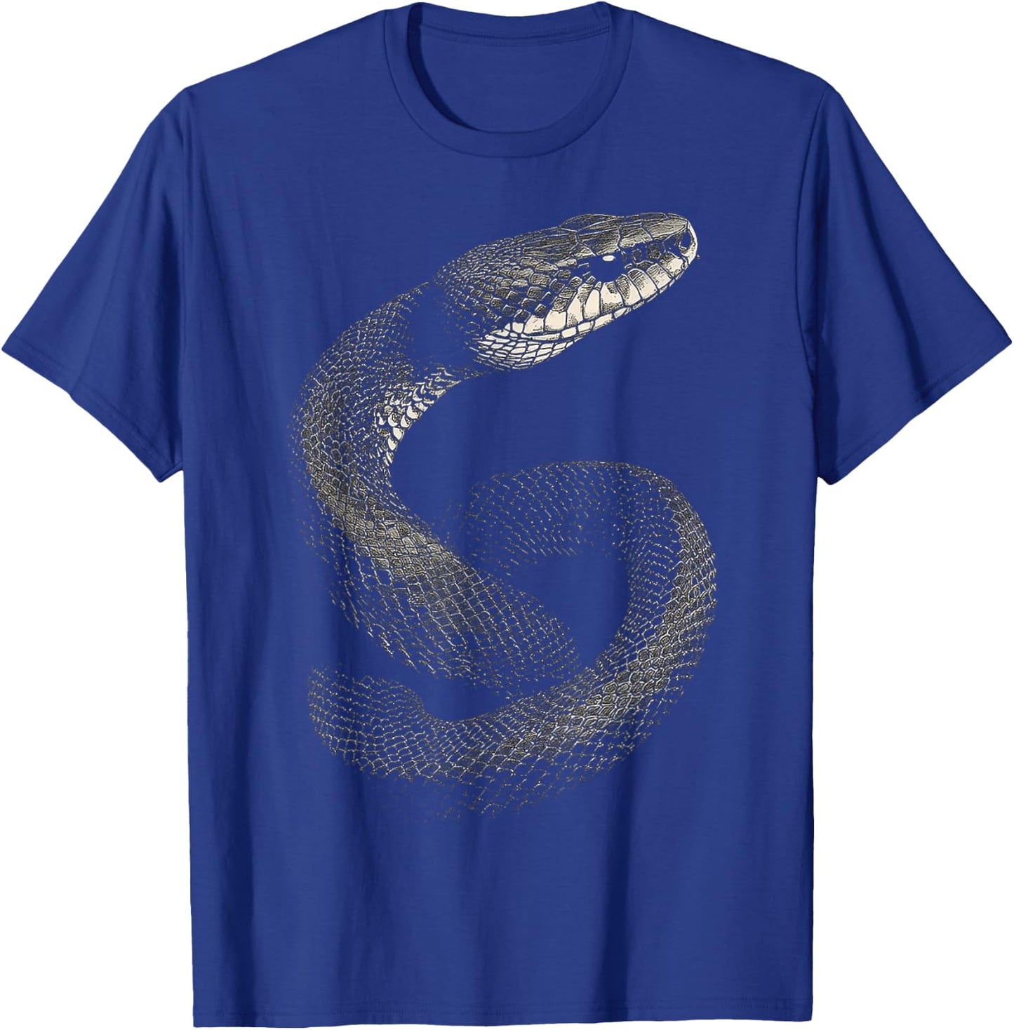Snake Animal Illustration Snake , black T-Shirt - T-Shirt | Royal