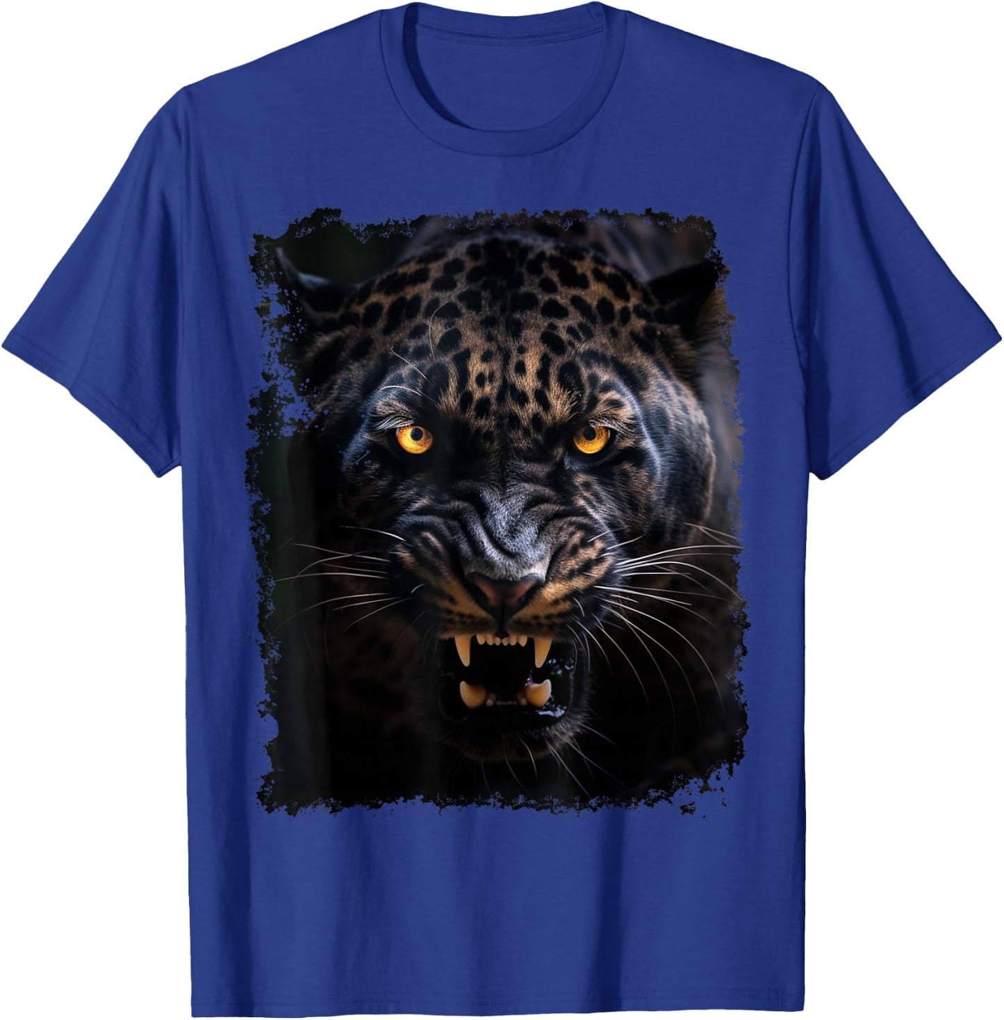 Pop Art Panther Black T-Shirt - T-Shirt | Royal