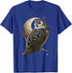 Golden Moon Owl Harmony Art T-Shirt - T-Shirt | Royal