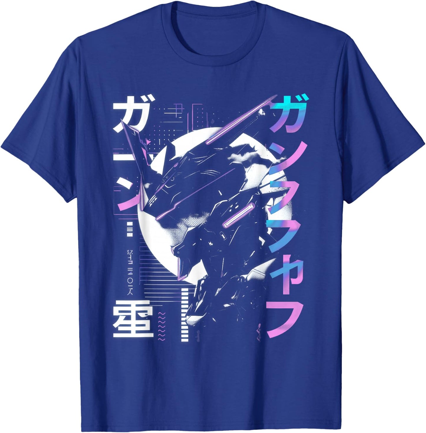 Futuristic Techwear Japanese Cyberpunk Harajuku Anime Manga , black T-Shirt - T-Shirt | Royal