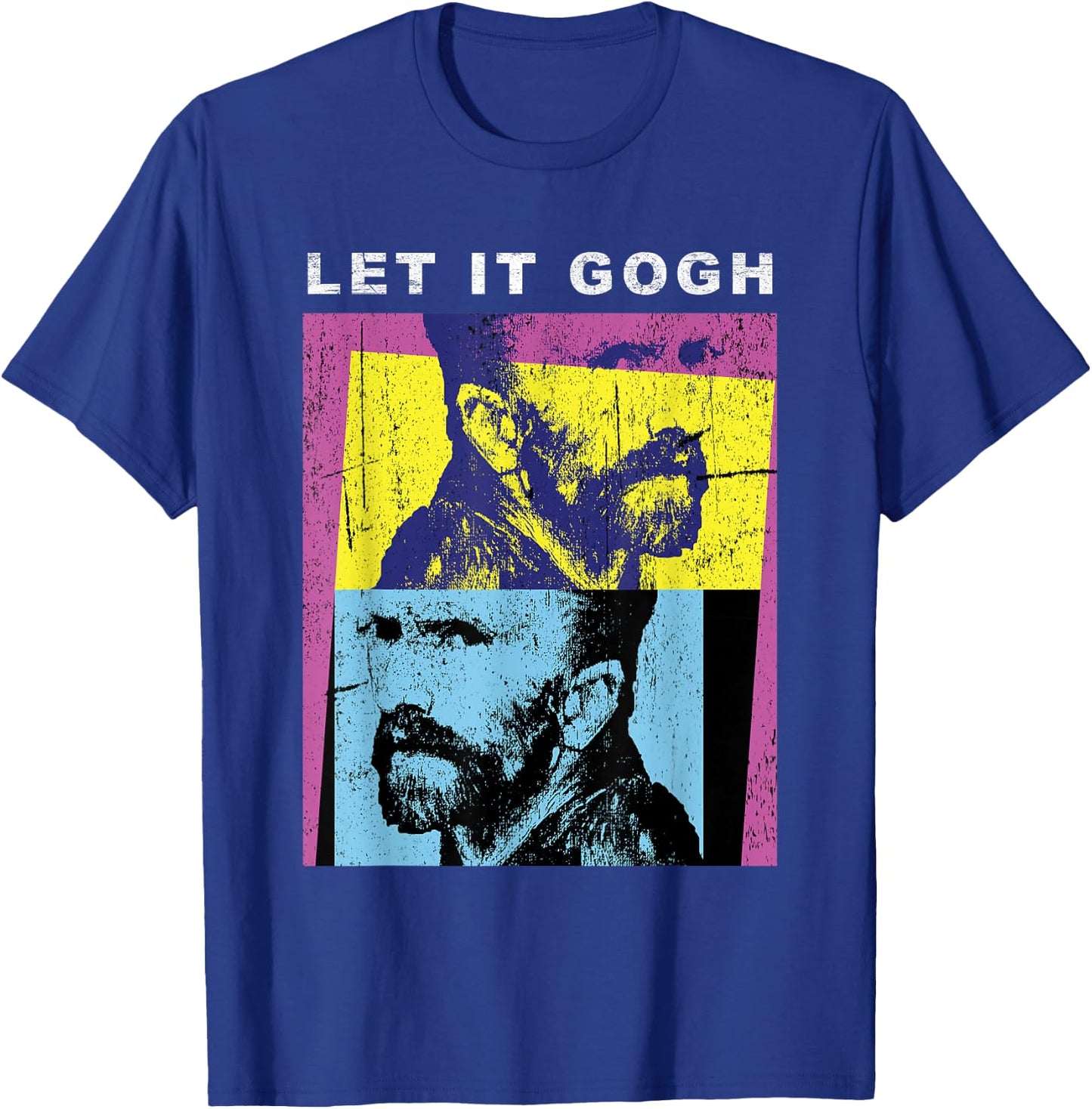 Let it Gogh Ästhetisches – Van Gogh Vintage Grafik T-Shirt - T-Shirt | Royal
