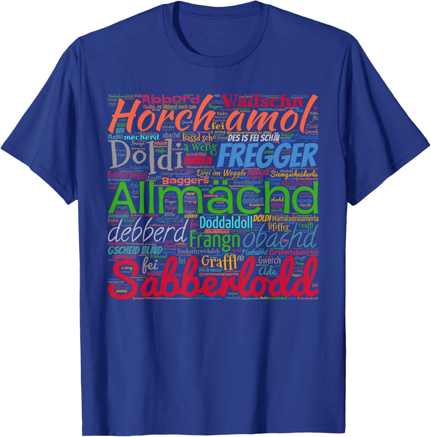 Salat Frankreich Worte T-Shirt - T-Shirt | Royal