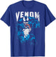Marvel Venom Bloody Tongue Out Distressed Small T-Shirt - T-Shirt | Royal