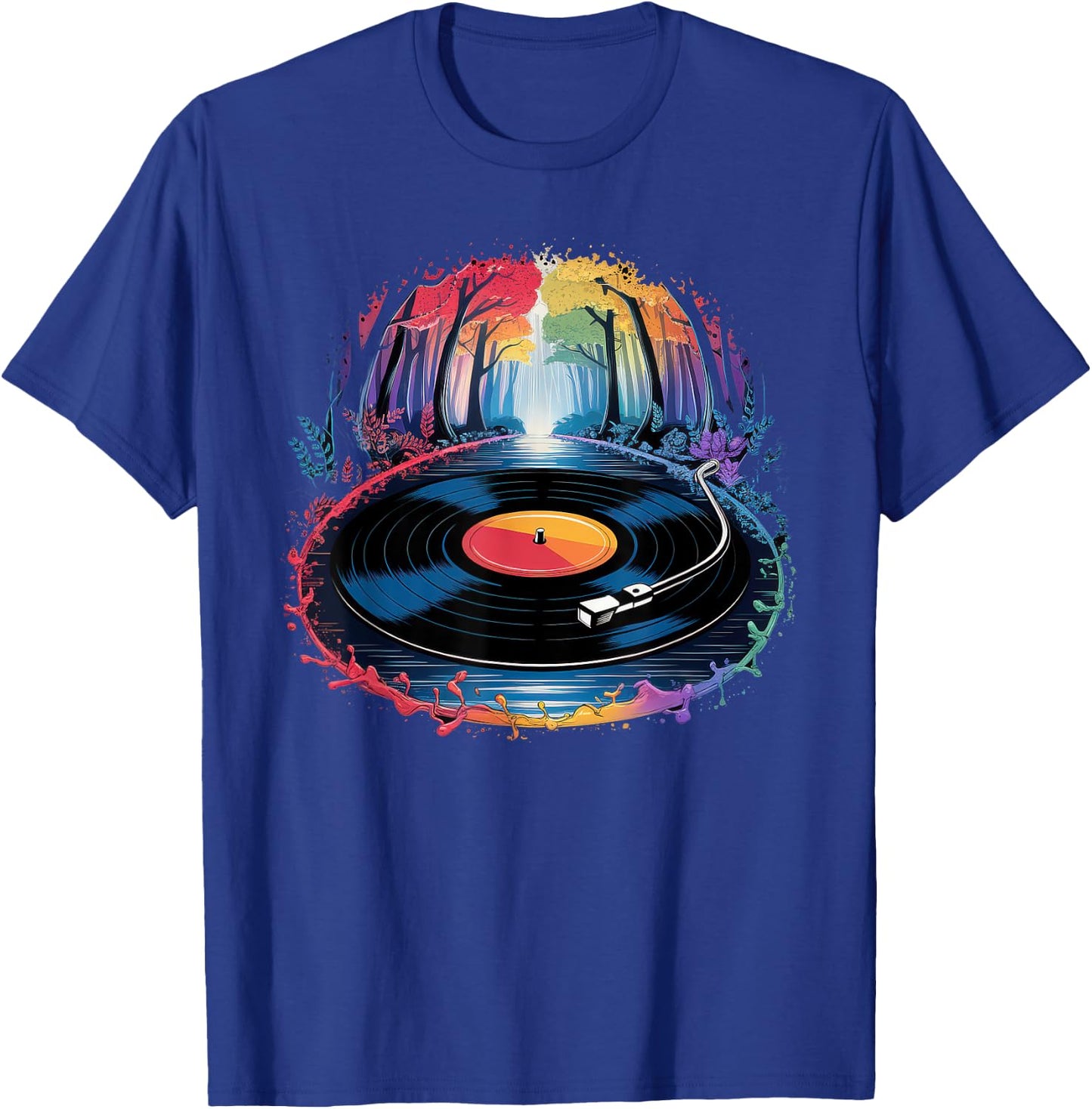 Vinyl Vinyl Switch Turntable Vintage Platinum T-Shirt - T-Shirt | Royal