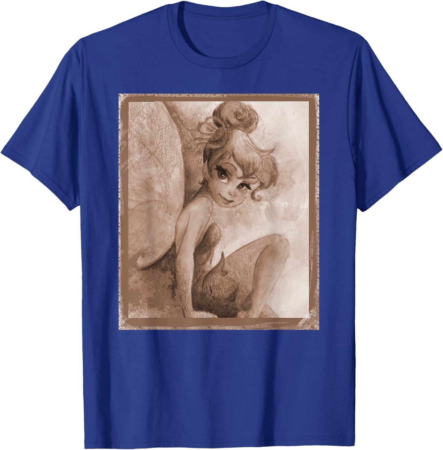 Tinkerbell Nostalgie Kunstwerk T-Shirt - T-Shirt | Royal