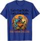 Lets Eat Kids Dinosaur Zombie Trick Treat Dinosaur English T-Shirt - T-Shirt | Royal