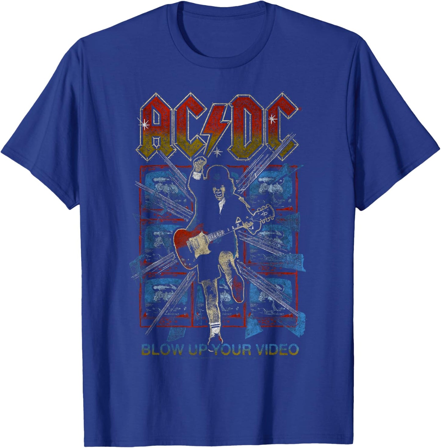 Offizielles AC/DC Rock Band Blow Up Your Video Musik Album T-Shirt - T-Shirt | Royal