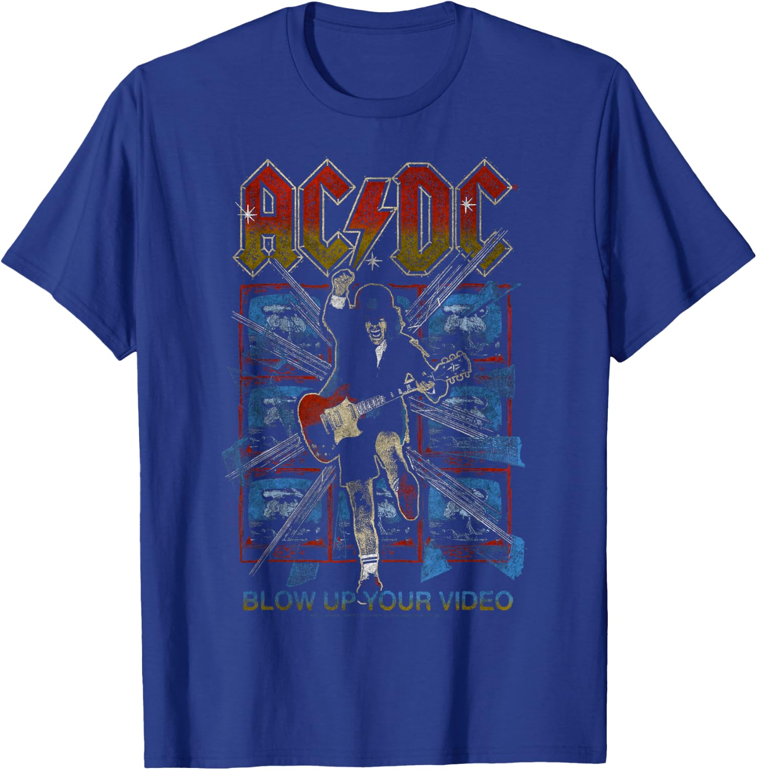 Offizielles AC/DC Rock Band Blow Up Your Video Musik Album T-Shirt - T-Shirt | Royal
