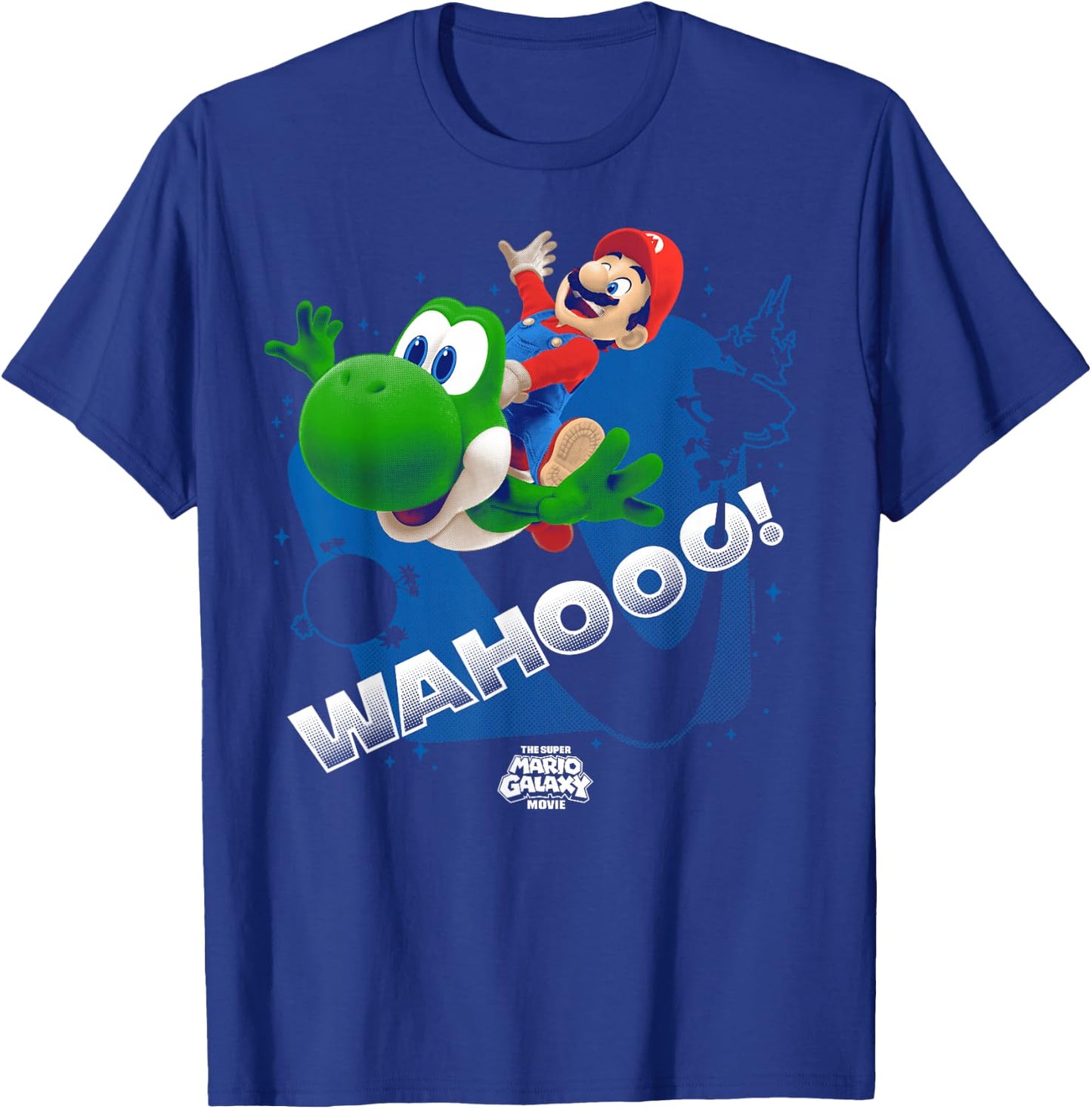 The Super Mario Galaxy Movie Wahoo Star Ride Journey T-Shirt - T-Shirt | Royal