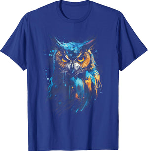Owl Bird T-Shirt - T-Shirt | Royal