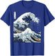 Big Wave Hokusai Famous Japanese Art , Black, S T-Shirt - T-Shirt | Royal