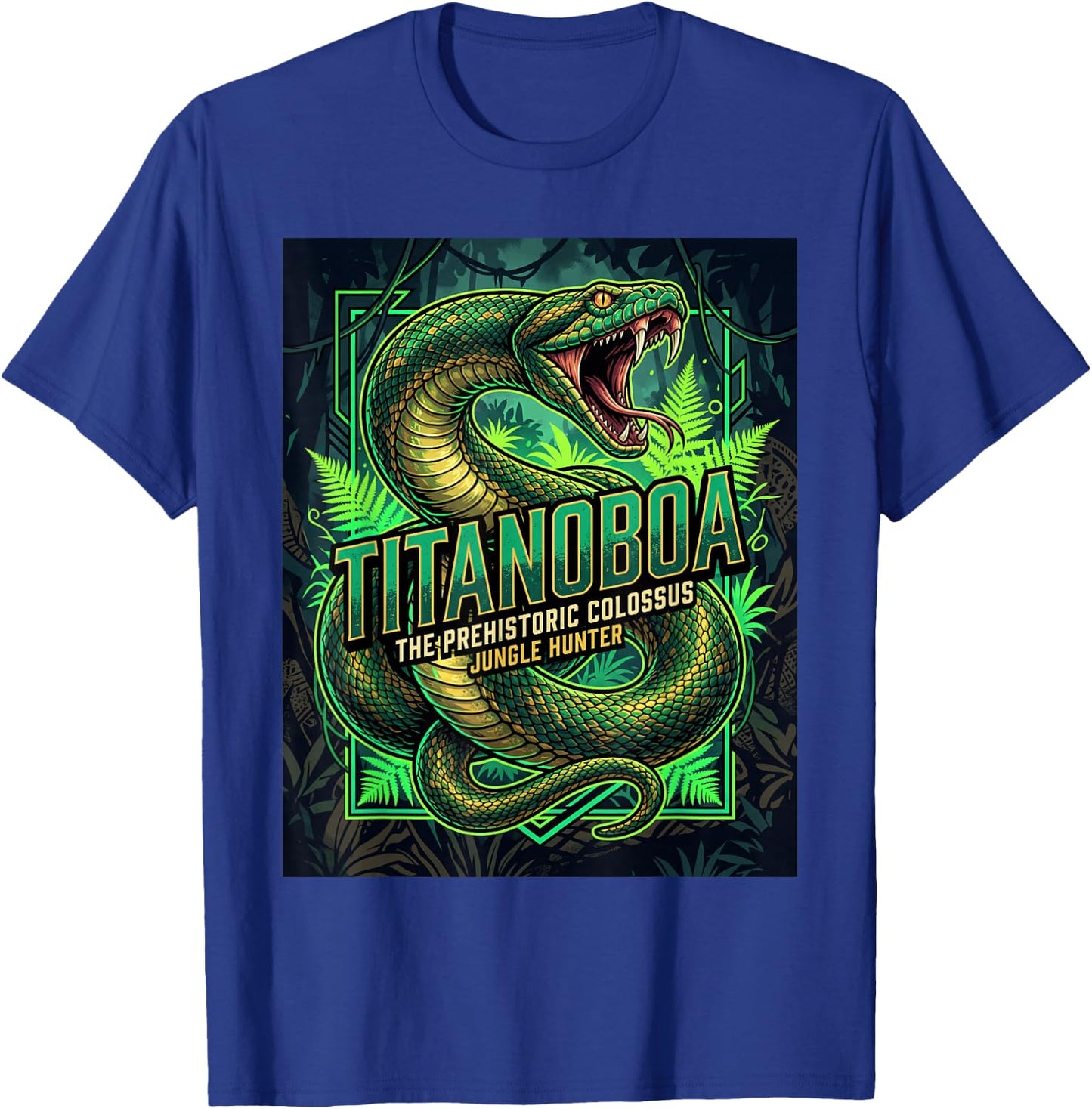 Titanoboa - Extinct Animal Snake History Paleontology T-Shirt - T-Shirt | Royal