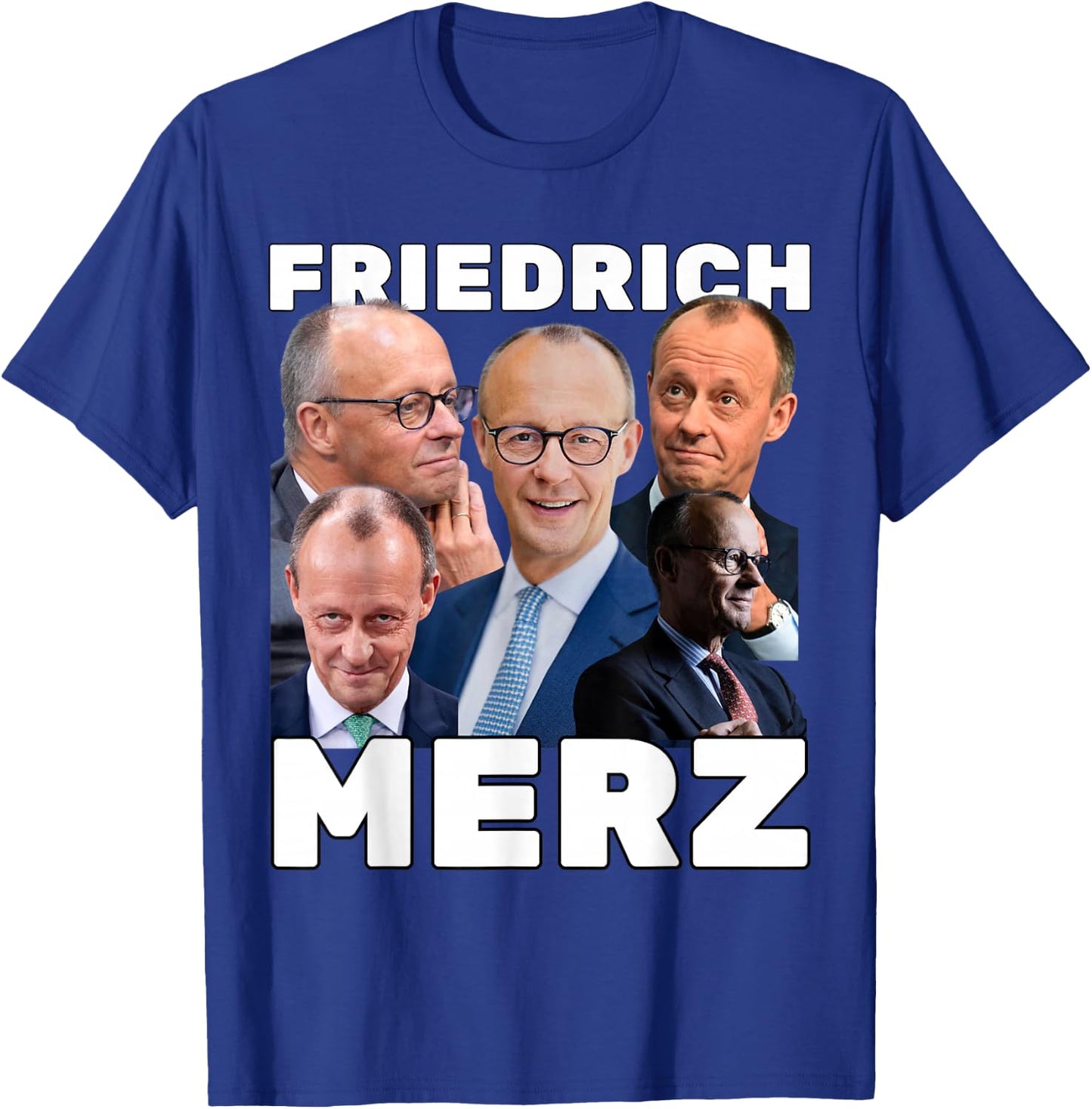 Friedrich Merz Fan-Merch , black T-Shirt - T-Shirt | Royal