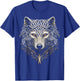 Wolf Art Pflanzen Baum Tierliebhaber Mandala Grafik Wolf T-Shirt - T-Shirt | Royal