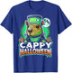 Cappy Halloween - Capybara Frankenstein - Funny Scary Spooky T-Shirt - T-Shirt | Royal