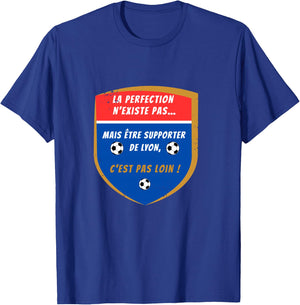Lyon Football Supporter Gift, Black, S T-Shirt - T-Shirt | Royal