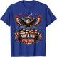 250 Years American 250th Anniversary 4th of July 1776-2026 T-Shirt - T-Shirt | Royal