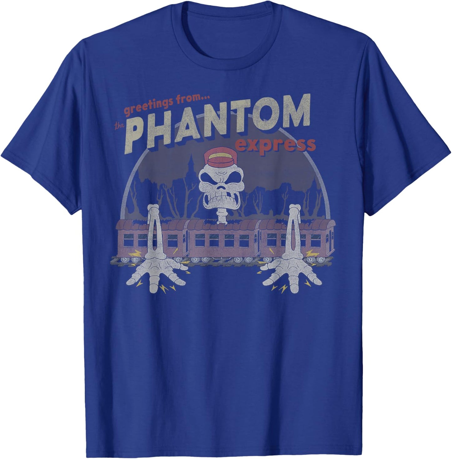 Cuphead Greetings from The Phantom Express T-Shirt - T-Shirt | Royal