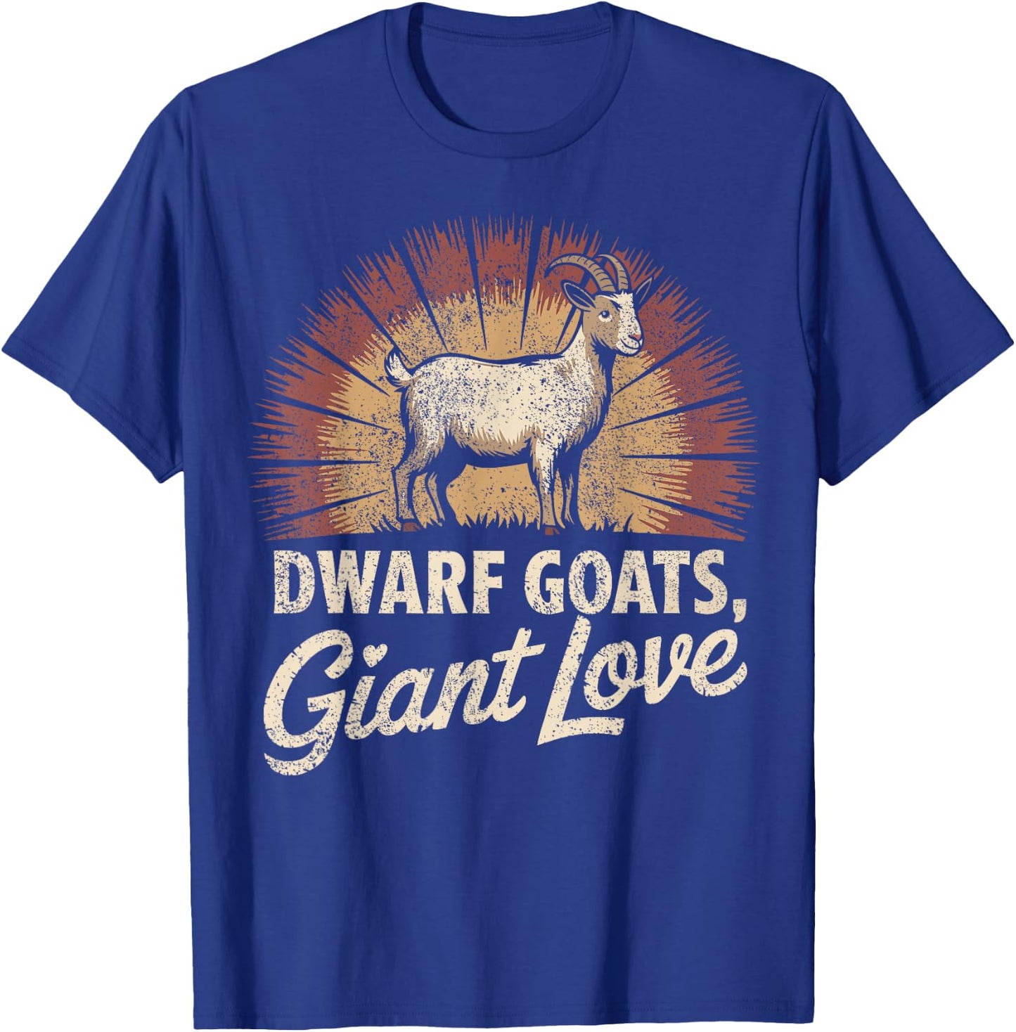 Goat Lover Nigerian Dwarf Goat Dad Goat Mom Love Goats T-Shirt - T-Shirt | Royal