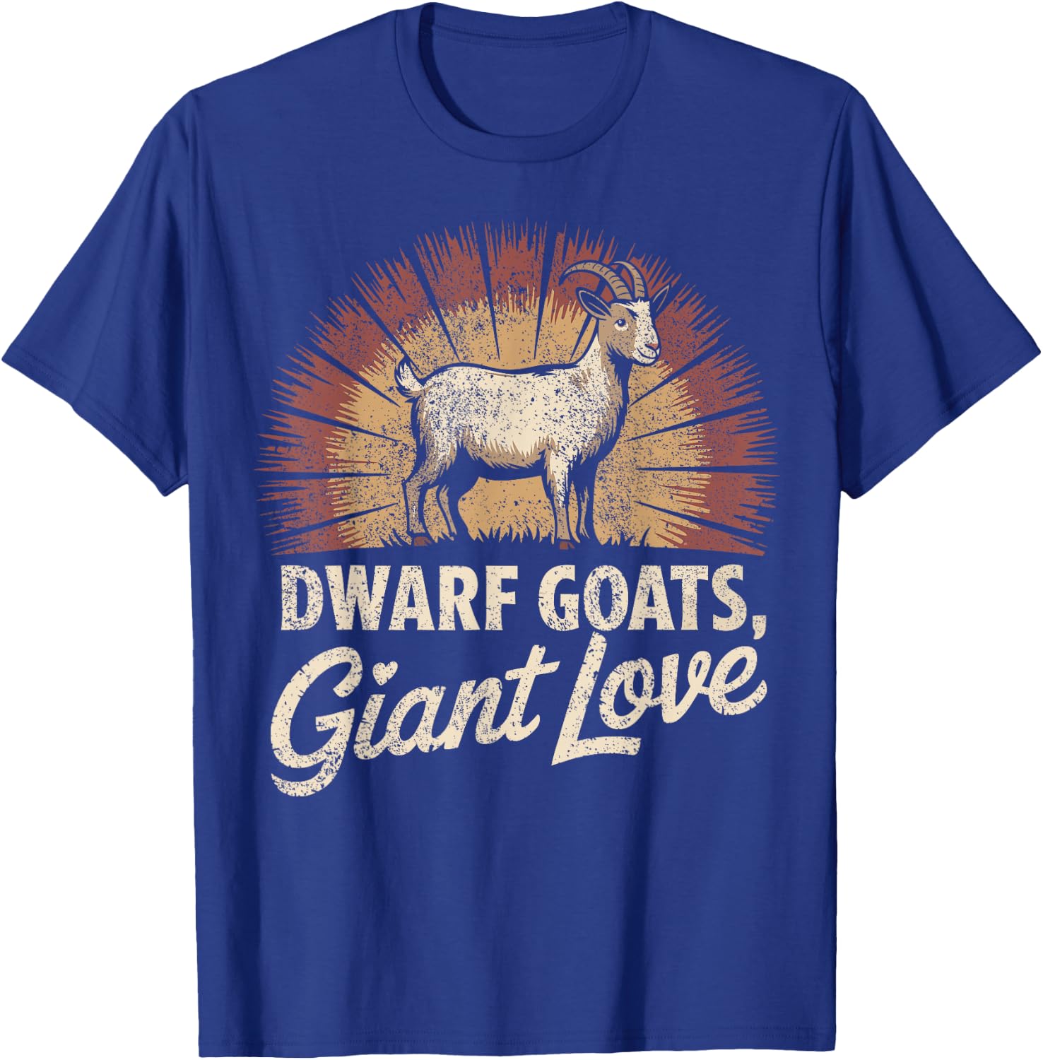 Goat Lover Nigerian Dwarf Goat Dad Goat Mom Love Goats T-Shirt - T-Shirt | Royal