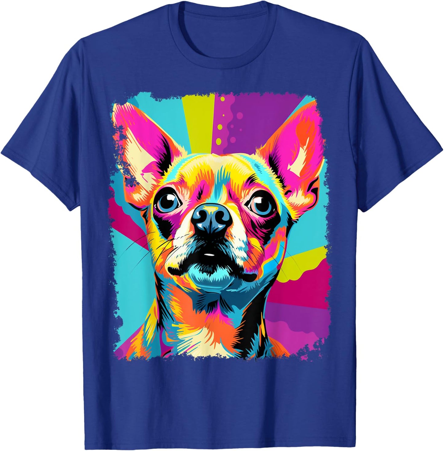 Pop Art Chihuahua T-Shirt - T-Shirt | Royal