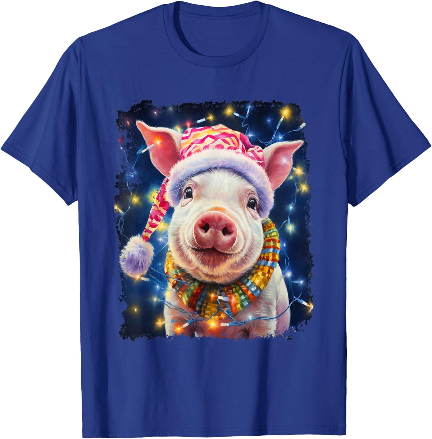 Christmas Pig T-Shirt - T-Shirt | Royal